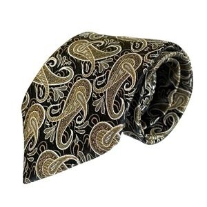 Vintage XMI for Nordstrom Handmade Paisley Jacquard Silk Tie - Made in USA